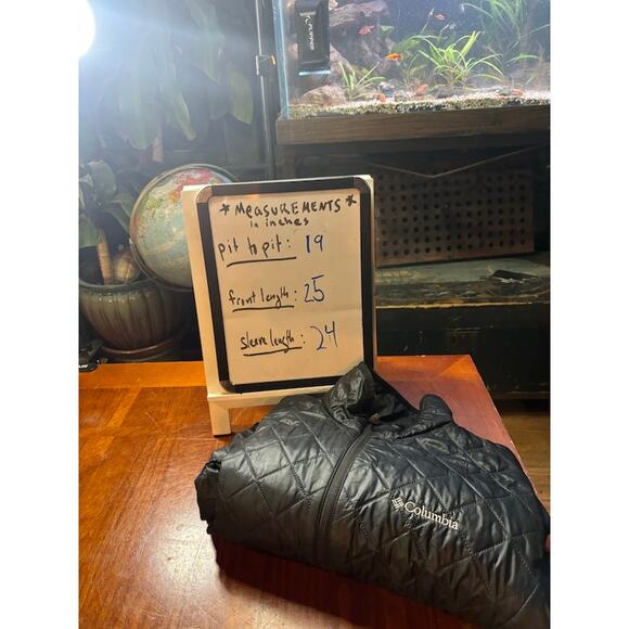 Columbia Women's Jacket Titanium Omni Heat coat sz small black quilted puffer - Picture 8 of 8